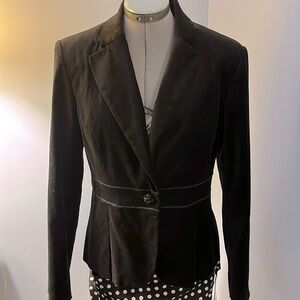 Black velvet jacket